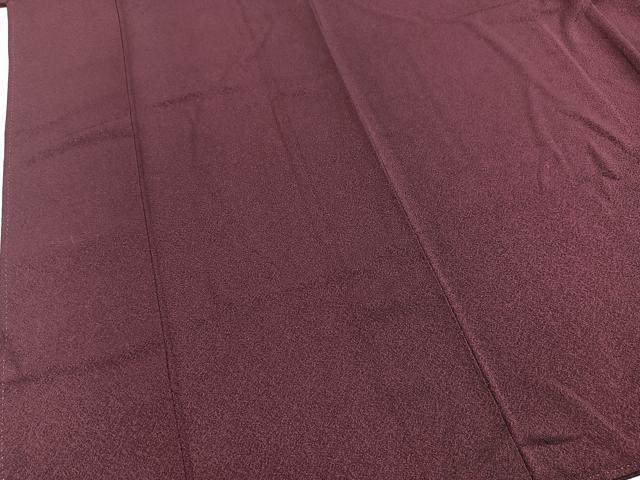 平和屋着物■上質な色無地 浅蘇芳色 正絹 逸品 BAAY5580yc