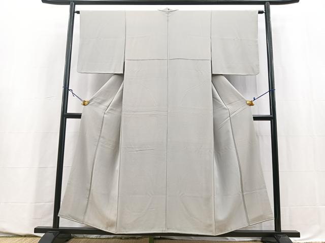 平和屋着物■上質な色無地 蕎麦切色 正絹 逸品 BAAY5598yc