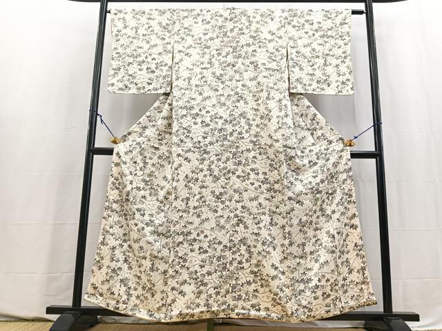 平和屋着物■上質な小紋 楓尽くし 正絹 逸品 BAAY5611yc