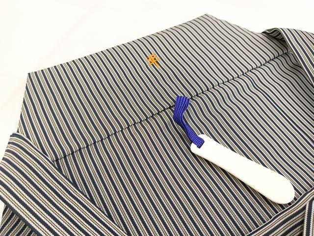 平和屋着物●男性 行灯袴 縞 正絹 逸品 BAAY5628yc