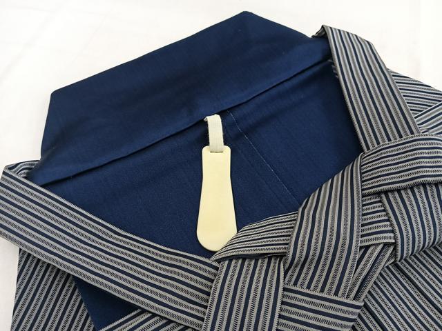 平和屋着物●男性 行灯袴 縞 正絹 逸品 BAAY5629yc