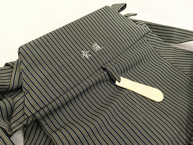 平和屋着物●男性 行灯袴 縞 正絹 逸品 BAAY5630yc