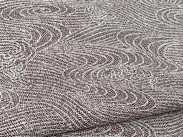 平和屋着物■上質な小紋 立波文 正絹 逸品 BAAY5655yc