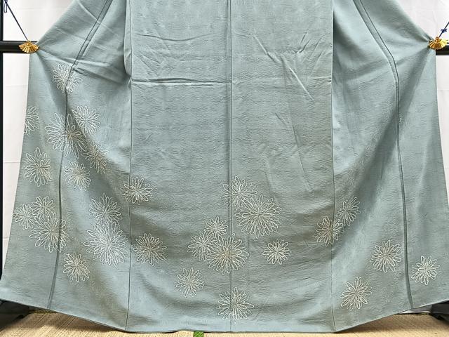 平和屋着物■訪問着 舞花文 金糸 正絹 逸品 BAAY5659yc