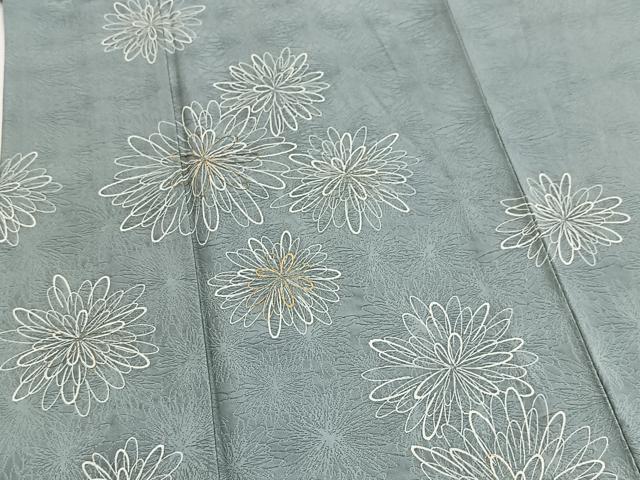 平和屋着物■訪問着 舞花文 金糸 正絹 逸品 BAAY5659yc