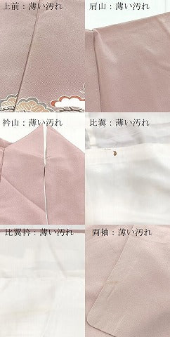 平和屋着物■豪華色留袖 作家物 渡り橋花文 金銀彩 正絹 逸品 BAAY5713yc