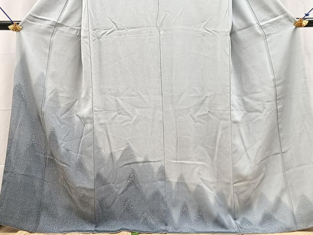 平和屋着物■訪問着 樹林シルエット 正絹 逸品 BAAY5718yc