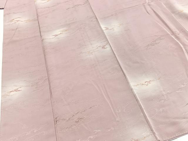 平和屋着物■上質な小紋 寿光織 地紋起こし 霞文 暈し染め 正絹 逸品 BAAY5750yc