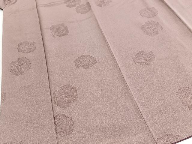 平和屋着物■上質な小紋 花絵皿文 正絹 逸品 BAAY5770yc