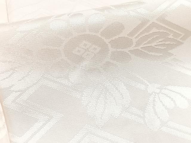 平和屋着物■長襦袢 袷 紗綾形花地紋 暈し染め 正絹 逸品 BAAY5776yc
