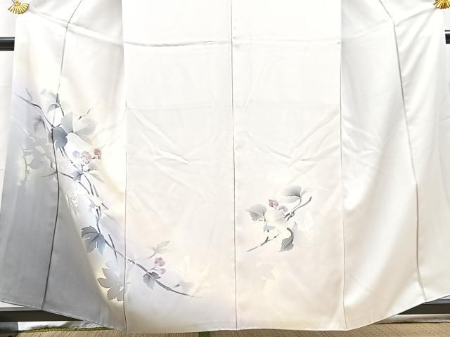 平和屋着物■訪問着 花蝶文 暈し染め 正絹 逸品 BAAY5780yc