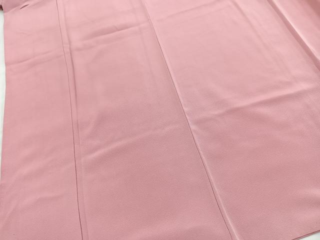 平和屋着物■上質な色無地 鴨色 正絹 逸品 BAAY5783yc