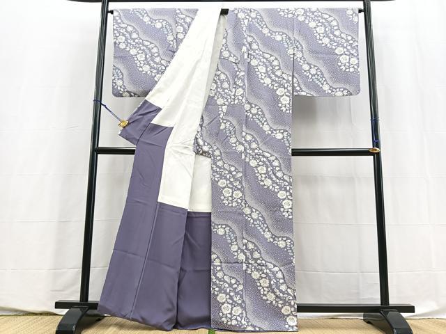平和屋着物■上質な小紋 辻が花 正絹 逸品 BAAY5797yc