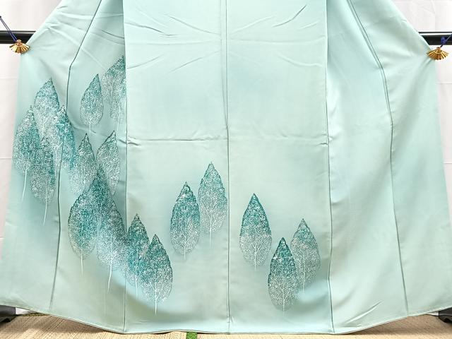 平和屋着物■訪問着 樹林文 暈し染め 正絹 逸品 BAAY5800yc
