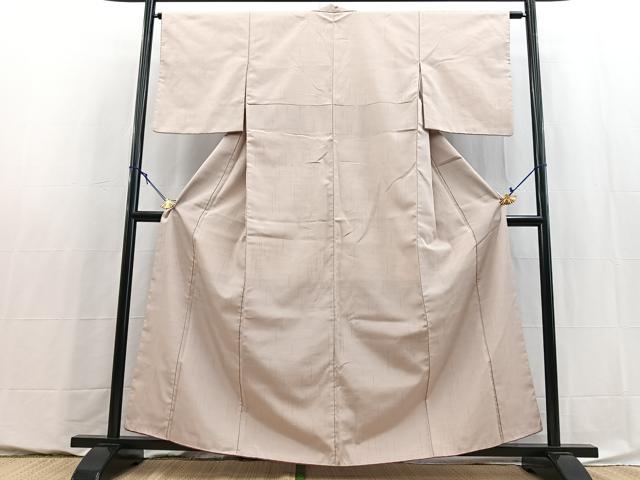平和屋着物■上質な紬 雨縞 正絹 逸品 BAAY5802yc