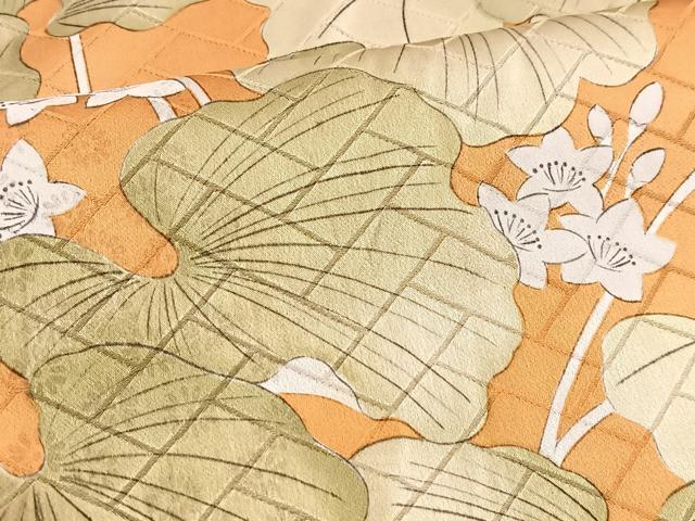 平和屋着物■上質な小紋 草花文 正絹 逸品 BAAY5804yc