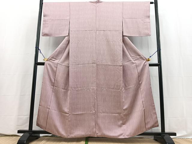 平和屋着物■上質な小紋 立涌文 正絹 逸品 BAAY5812yc
