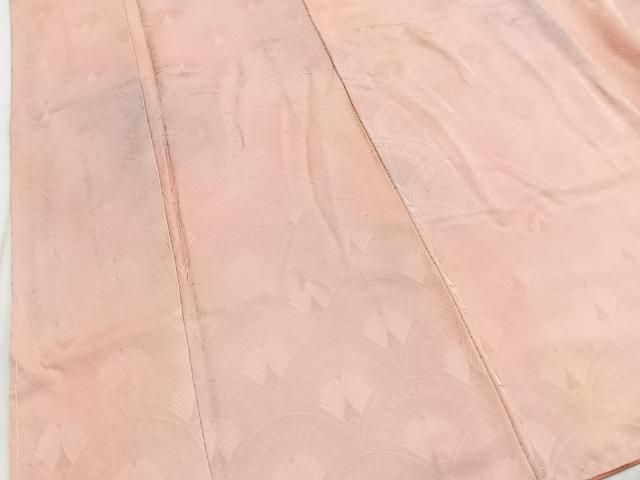 平和屋着物■上質な小紋 孔雀羽青海波地紋 暈し染め 正絹 逸品 未使用 BAAY5820yc