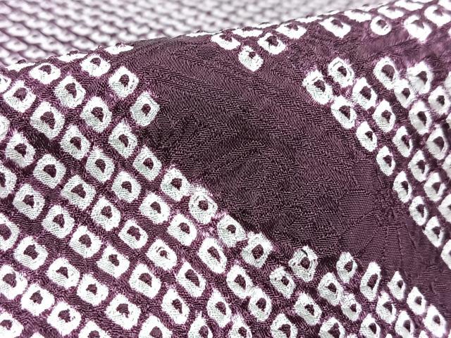 平和屋着物●訪問着 総絞り 枝垂れ柳文 正絹 逸品 BAAY5863yc