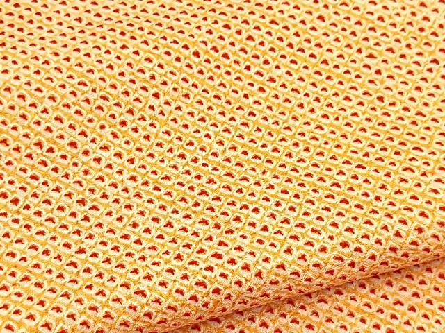 平和屋着物■大変加工の良い総絞り小紋 正絹 逸品 未使用 BAAY5869yc