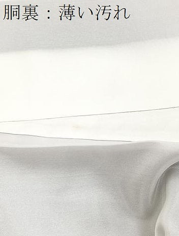平和屋着物■上質な紬 風景花文 正絹 逸品 未使用 BAAY5872yc