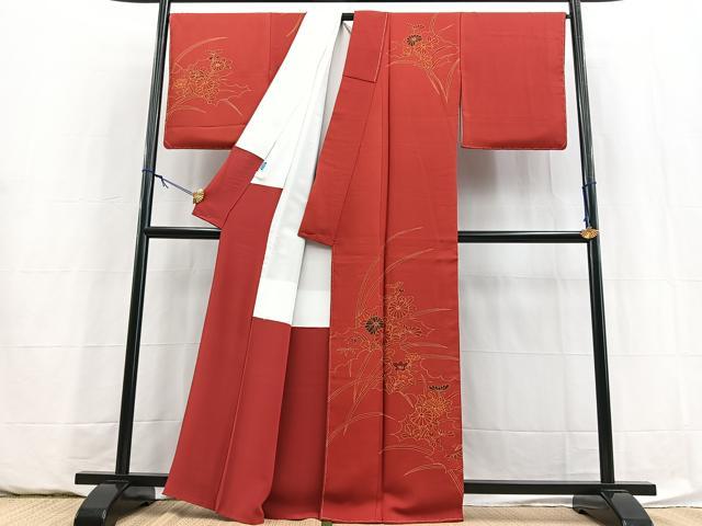 平和屋着物■訪問着 雲取り花文 正絹 逸品 未使用 BAAY5881yc