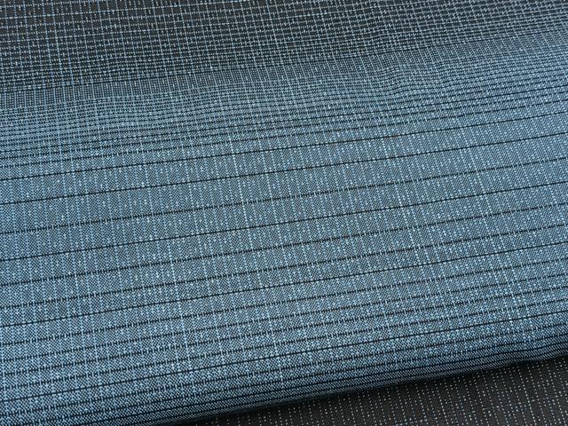 平和屋着物■訪問着 紬地 横段文 正絹 逸品 BAAY5915yc