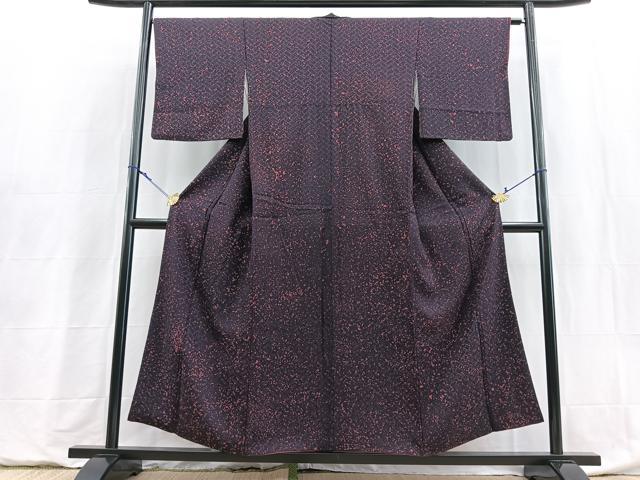 平和屋着物■上質な小紋 霞文 正絹 逸品 BAAY5953yc
