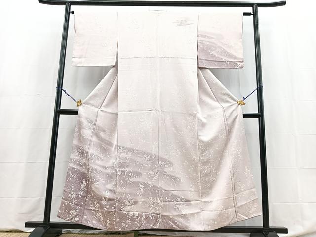 平和屋着物■訪問着 秋草文 暈し染め 正絹 逸品 BAAY5959yc