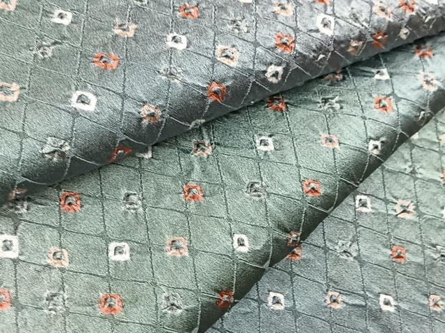 平和屋着物■上質な小紋 総絞り 霞文 暈し染め やまと誂製 正絹 逸品 BAAY5968yc