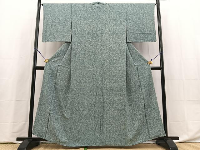 平和屋着物●江戸小紋 鳥獣戯画 正絹 逸品 BAAY5988yc