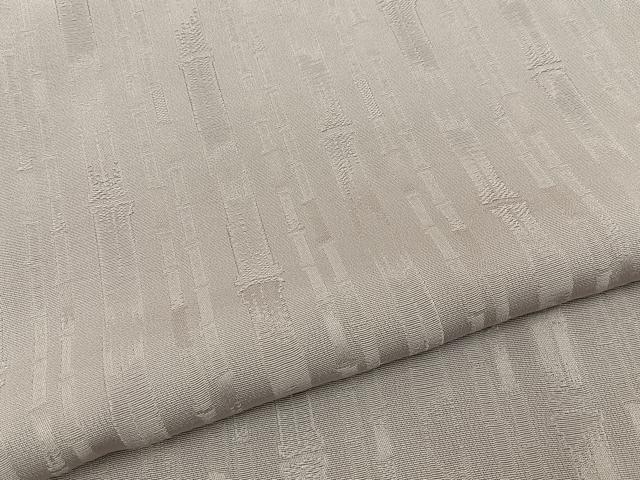 平和屋着物■上質な色無地 竹間道地紋 牡丹鼠色 正絹 逸品 BAAY6012hj