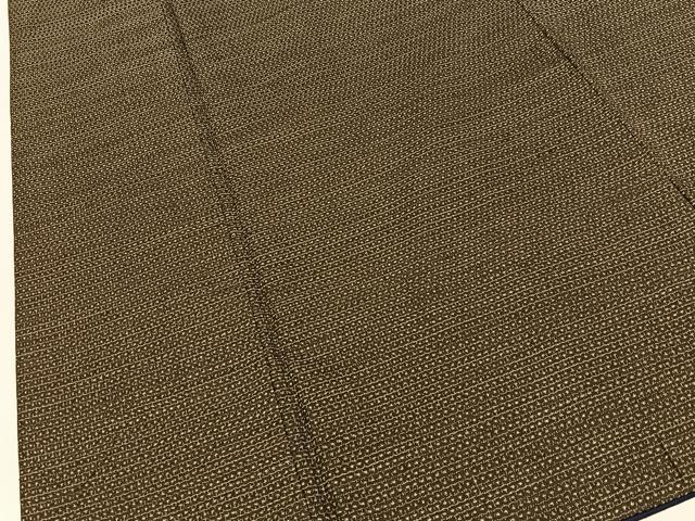 平和屋着物■男性 本場大島紬 80亀甲 総詰め 正絹 逸品 BAAY6017hj