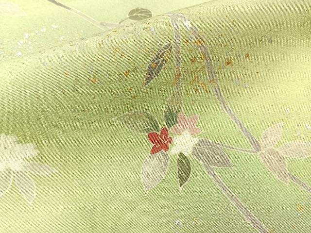 平和屋着物■訪問着 花筏 暈し染め 金銀彩 正絹 逸品 BAAY6040hj