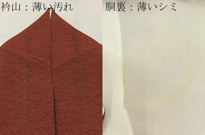 平和屋着物■江戸小紋 作家物 草木染 松 正絹 逸品 BAAY6049hj