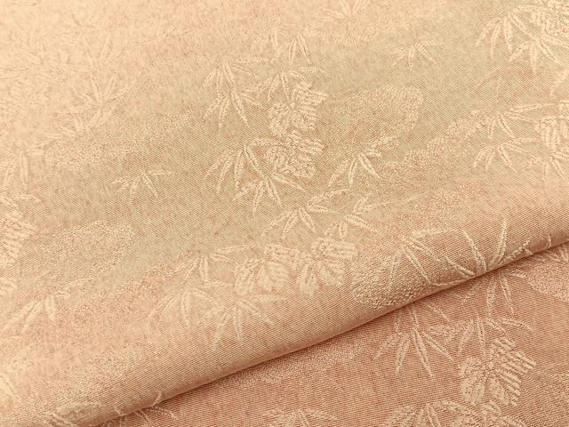 平和屋着物■上質な小紋 草葉地紋 暈し染め 正絹 逸品 BAAY6056hj
