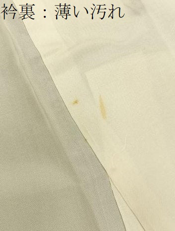 平和屋着物■上質な小紋 よろけ縞 鬼しぼ縮緬 正絹 逸品 BAAY6082hj