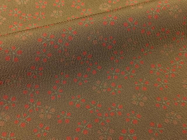 平和屋着物■上質な小紋 梅 正絹 逸品 BAAY6105hj