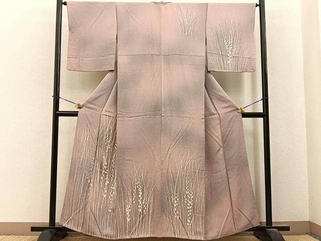 平和屋着物■訪問着 薄 暈し染め 金彩 正絹 逸品 BAAY6124hj