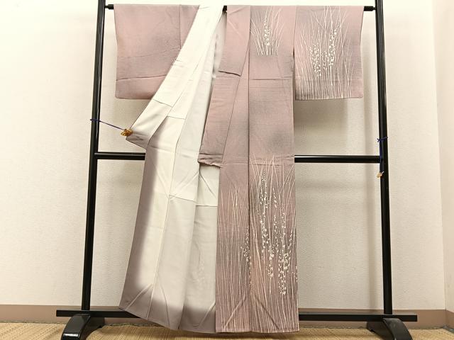 平和屋着物■訪問着 薄 暈し染め 金彩 正絹 逸品 BAAY6124hj