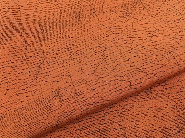 平和屋着物■上質な小紋 氷割れ文様 暈し染め 正絹 逸品 未使用 BAAY6145hj