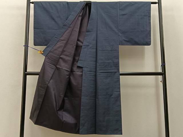 平和屋着物■男性 本場大島紬 亀甲柄 正絹 逸品 BAAY6162hj