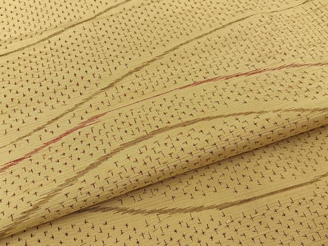 平和屋着物■上質な紬 流線文 正絹 逸品 BAAY6196hj