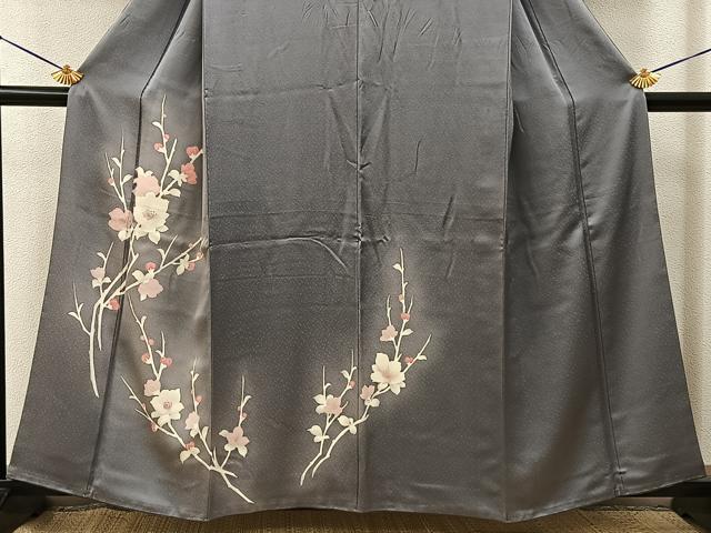平和屋着物■訪問着 枝花文 暈し染め 鈴乃屋扱い 正絹 逸品 BAAY6211hj
