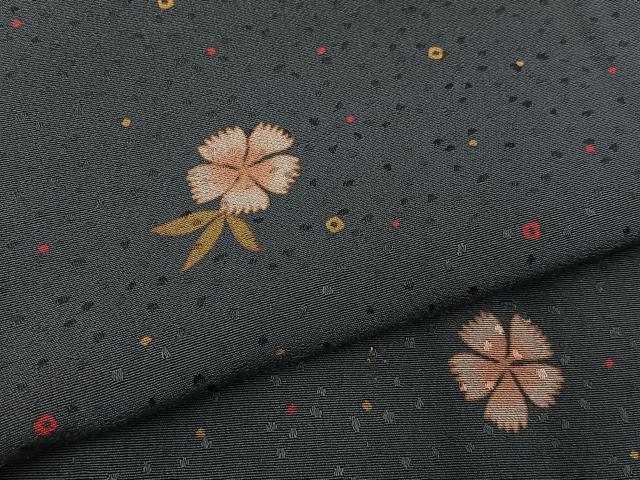 平和屋着物■上質な小紋 撫子 正絹 逸品 BAAY6213hj