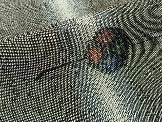 平和屋着物■上質な紬 簪 正絹 逸品 BAAY6218hj