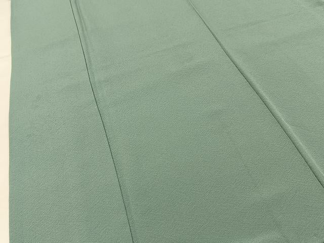 平和屋着物■上質な色無地 薄青色 正絹 逸品 BAAY6246hj