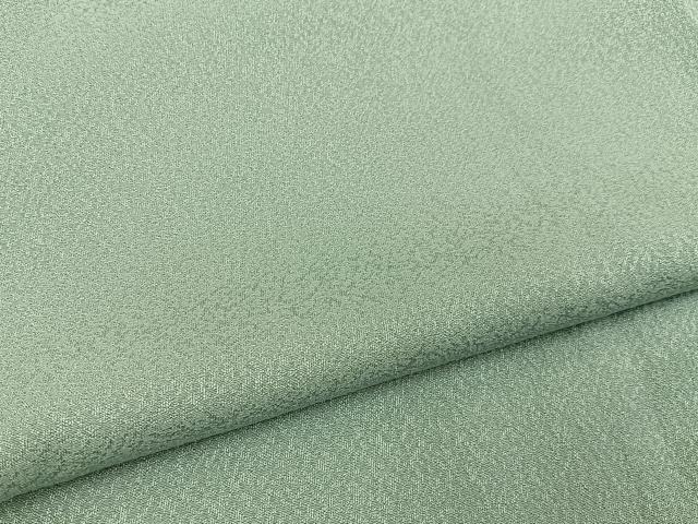 平和屋着物●上質な色無地 霞地紋 青磁鼠色 正絹 逸品 未使用 BAAY6250hj