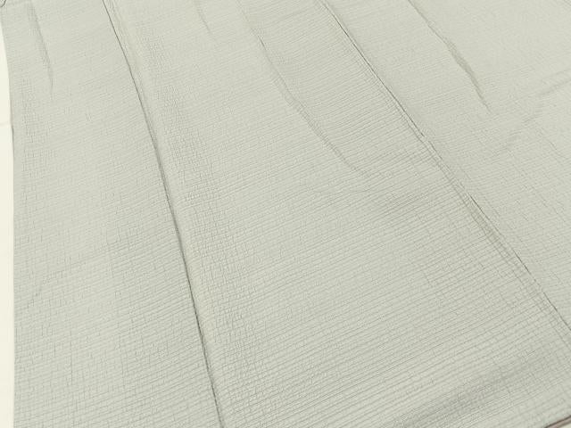 平和屋着物●本加賀友禅作家 押田正義監修 色無地 薄雲鼠色 正絹 逸品 BAAY6255hj