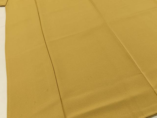 平和屋着物■本草木染作家 瑞寶 色無地 枯色 正絹 逸品 BAAY6274hj